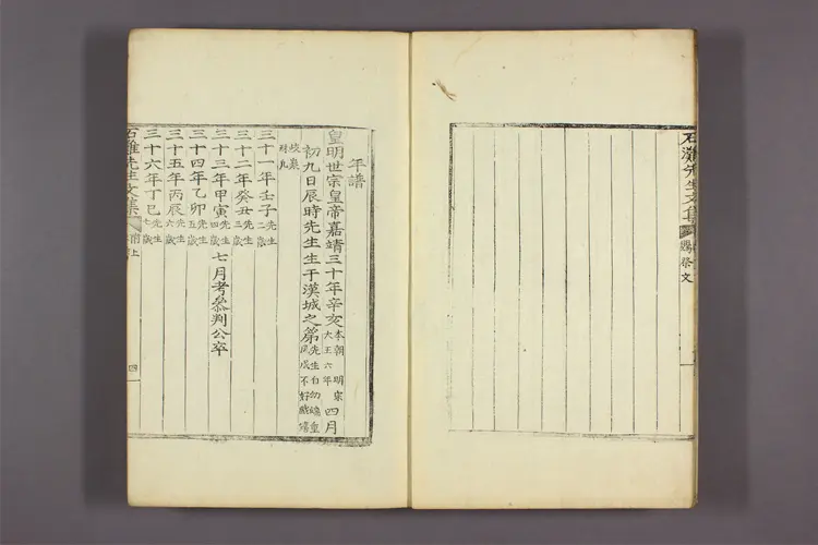 石灘先生文集 上,中,下,附录,追附  李慎儀撰