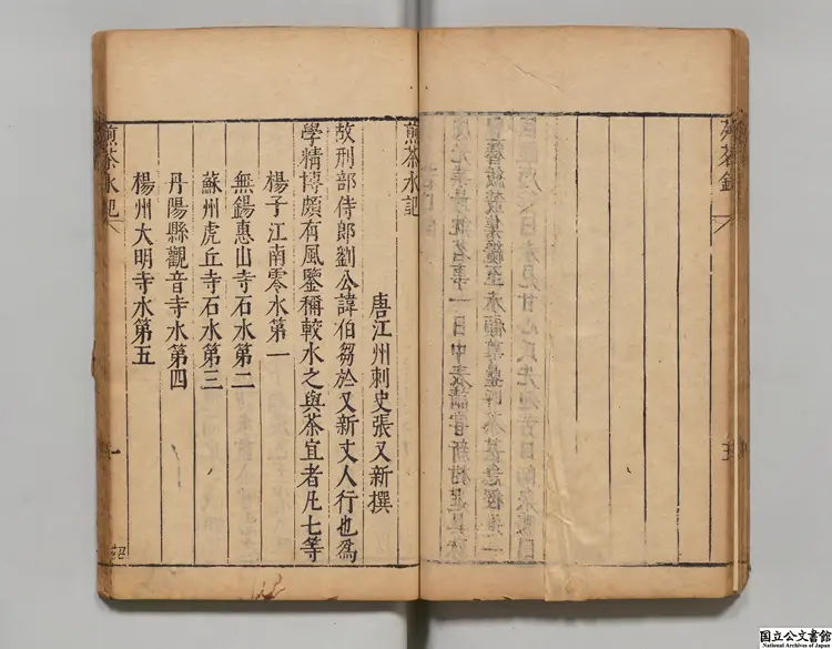 茶書 編者喩政(明)明万暦40年刊本 茶書 編者喩政(明)明万暦40年刊本