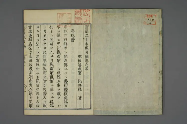 医道二千年眼目编卷三