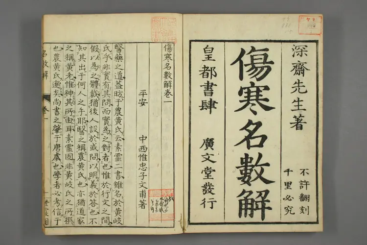 伤寒名数解卷一