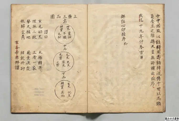 御註心印経 注釈者玄谷帝（明）江戸初写本