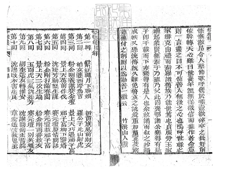 863 新刻粉妝樓傳記八十回 清北京刊本 863 新刻粉妝樓傳記八十回 清北京刊本