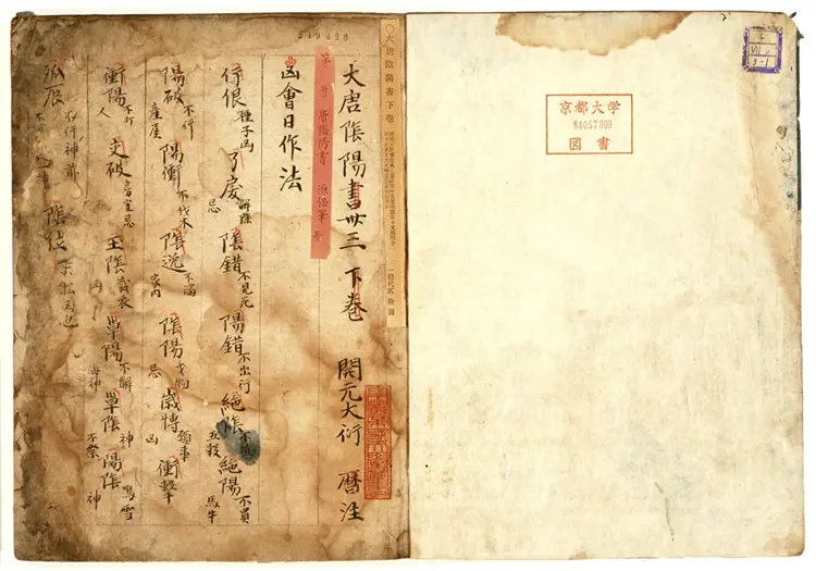 大唐阴阳书残卷 大唐阴阳书残卷