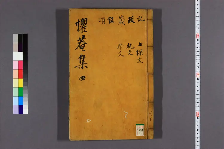 懼菴先生文集 卷之1-9  李樹仁撰