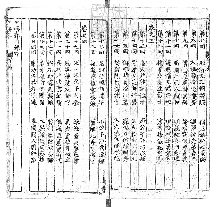 900 玉樓春二十四回 煥文堂刊本 900 玉樓春二十四回 煥文堂刊本