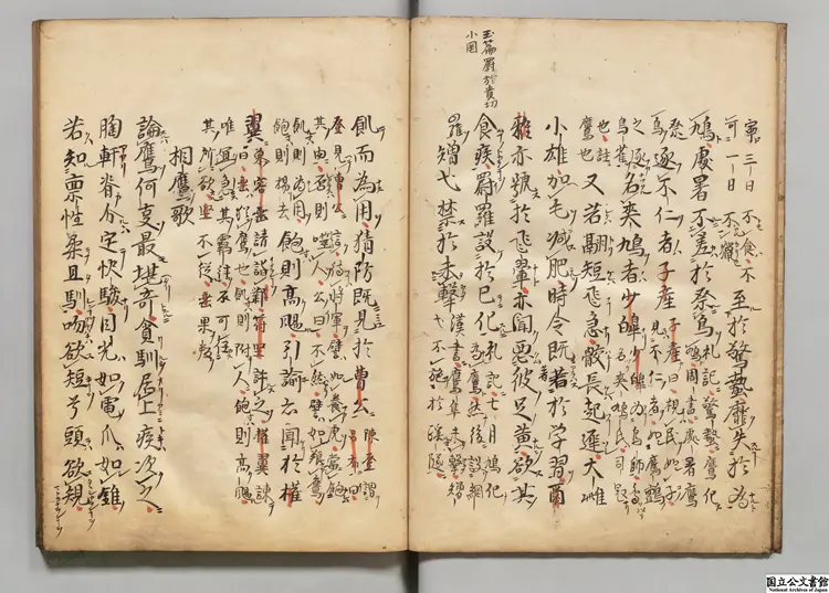 新増鷹鶻方  編者李燗（朝鮮）江戸初写本