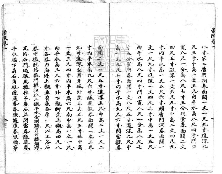 375 崇陵工程做法冊一百二十八卷　油印本-1