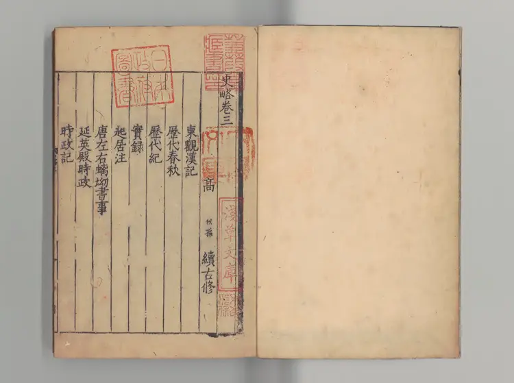 史略 著者高似孫(宋)宋宝慶刊本 史略 著者高似孫(宋)宋宝慶刊本