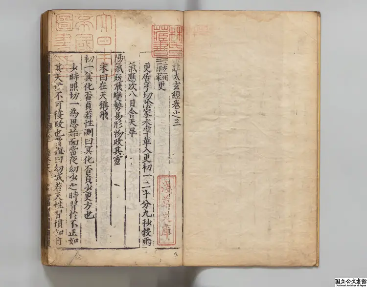 集註太玄経 選者揚雄(漢)/注釈者司馬光(宋)明正徳刊本 集註太玄経 選者揚雄(漢)/注釈者司馬光(宋)明正徳刊本