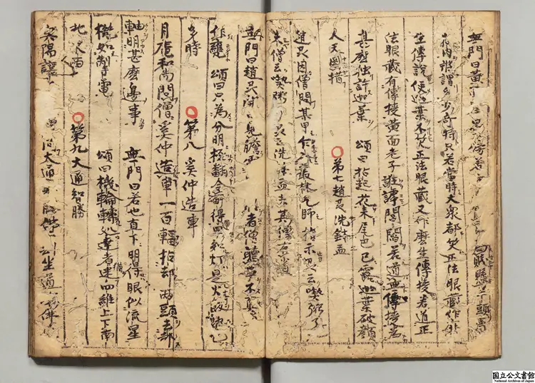 無門関 選者釈慧開(宋)/編者釈宗紹(宋)天文05年写本 無門関 選者釈慧開(宋)/編者釈宗紹(宋)天文05年写本