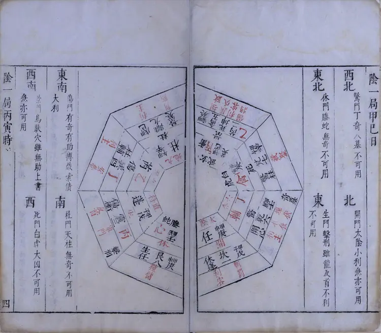 明末清初朱墨套印本《奇门履》