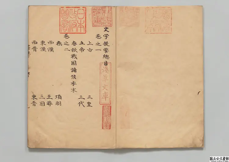 史学提要 著者黄継善(宋)元文03年写本 史学提要 著者黄継善(宋)元文03年写本