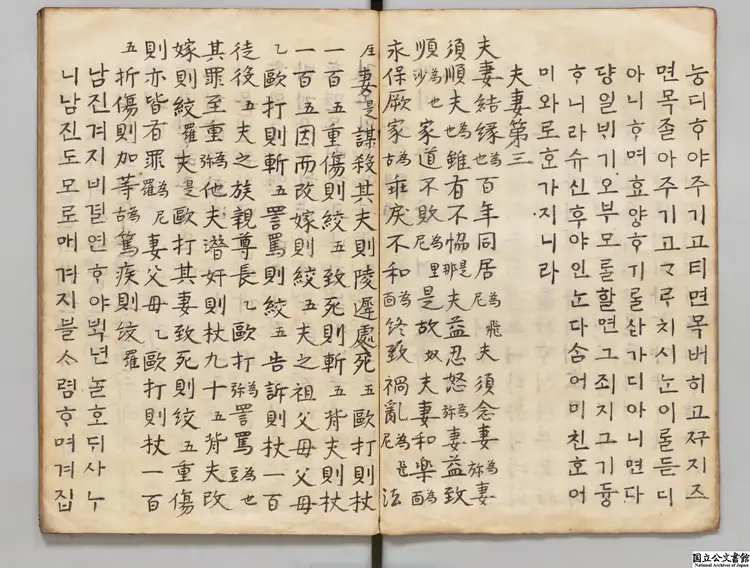 警民編 著者金正国（朝鮮）江戸写本