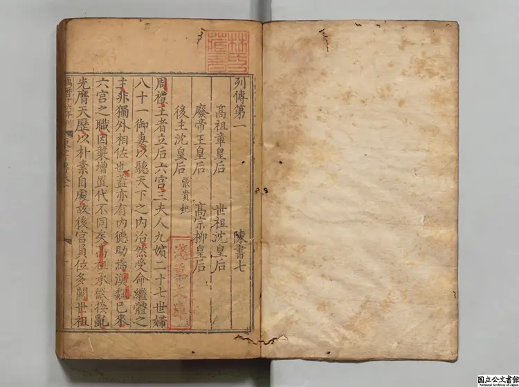 陳書 選者姚思廉(唐)明万暦16年南監刊本 陳書 選者姚思廉(唐)明万暦16年南監刊本