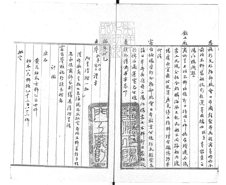 349 監修正陽門工關防稿不分卷　清鈔本