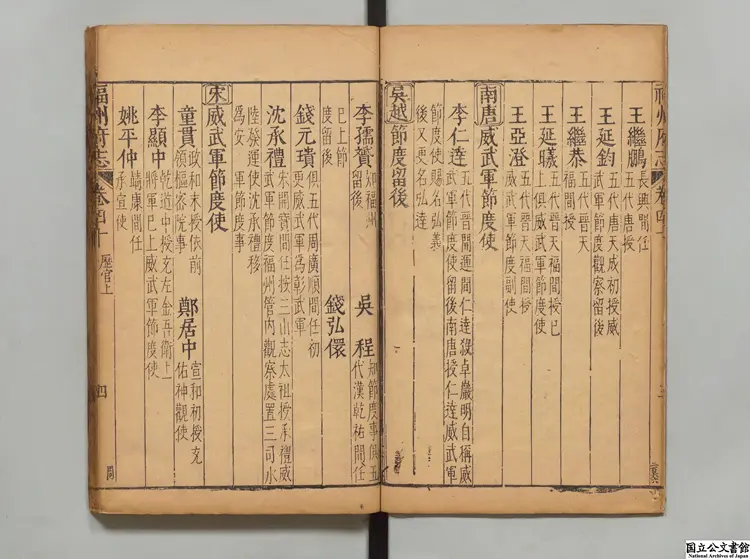 福州府志  著者喩政（明）明万暦41年刊本