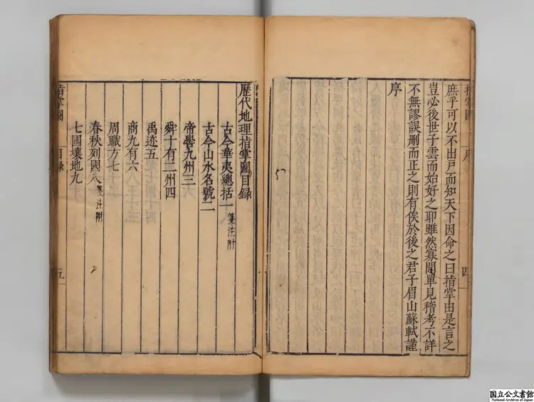 歴代地理指掌図 明刊本 歴代地理指掌図 明刊本