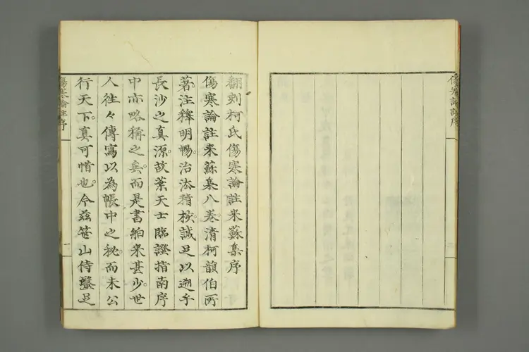 伤寒论注来苏集卷一