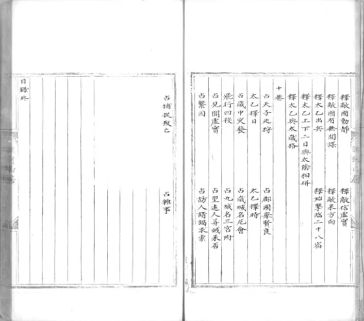 景祐太乙福应经.十卷.明代谈剑山居抄本.书号12136.灰度胶片(1)