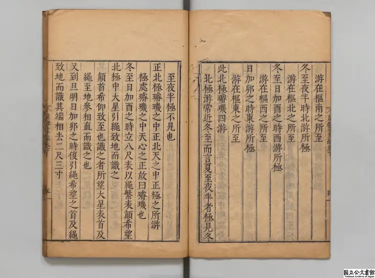 周髀算経  注釈者趙君卿（漢）／甄鸞重(周)述／李淳風(唐)釈／著者李籍…明刊本