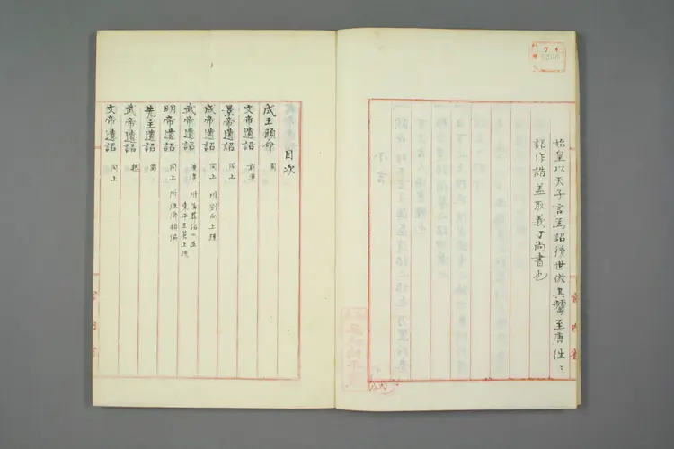 唐以前支那朝鮮歴代遺詔