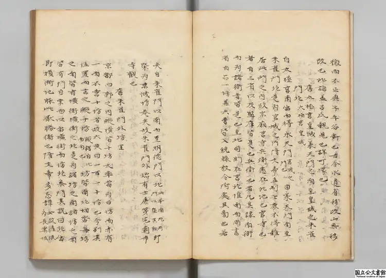 雍録 著者程大昌(宋) 江戸写本 雍録 著者程大昌(宋) 江戸写本