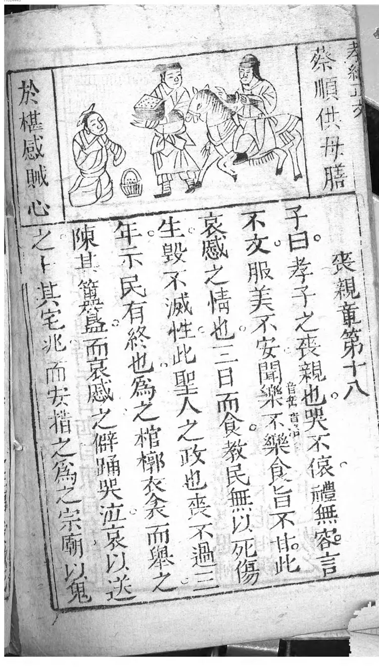 较正音释孝经正文