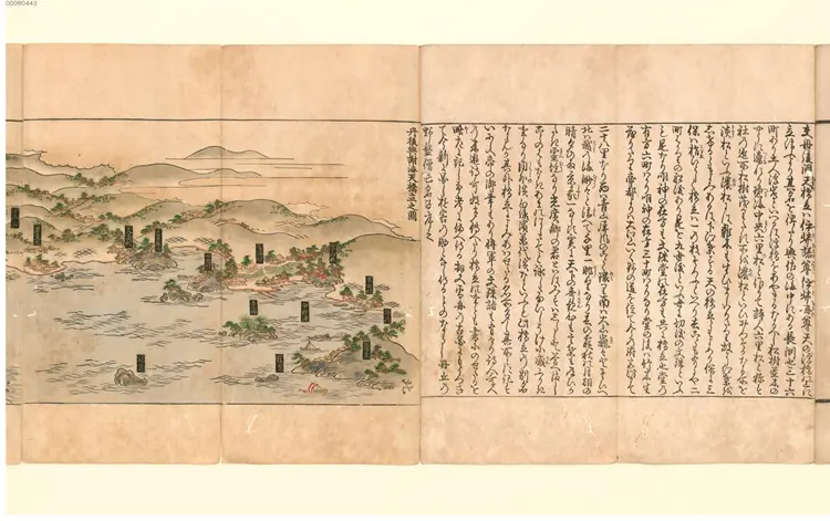 丹后国天桥立図