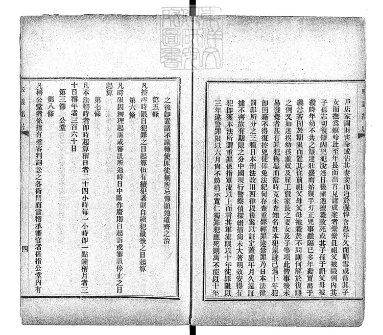 252 訴訟法駁議部居一卷 光緒三十四年排印本 252 訴訟法駁議部居一卷 光緒三十四年排印本