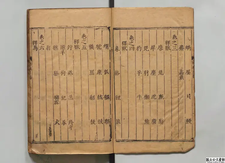 新刊埤雅 著者陸佃（宋）明刊本