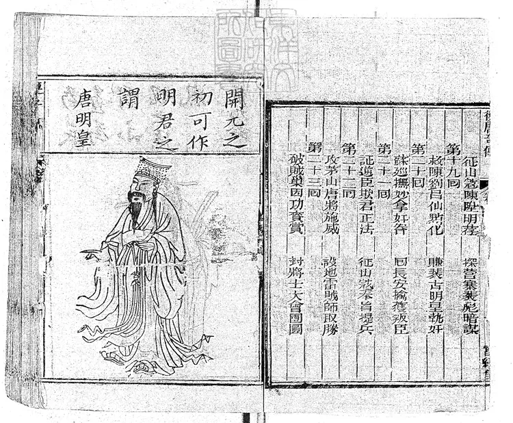 915 新刻繡像後唐奇書蓮子瓶演義傳四卷 同治元年富經堂刊本 915 新刻繡像後唐奇書蓮子瓶演義傳四卷 同治元年富經堂刊本