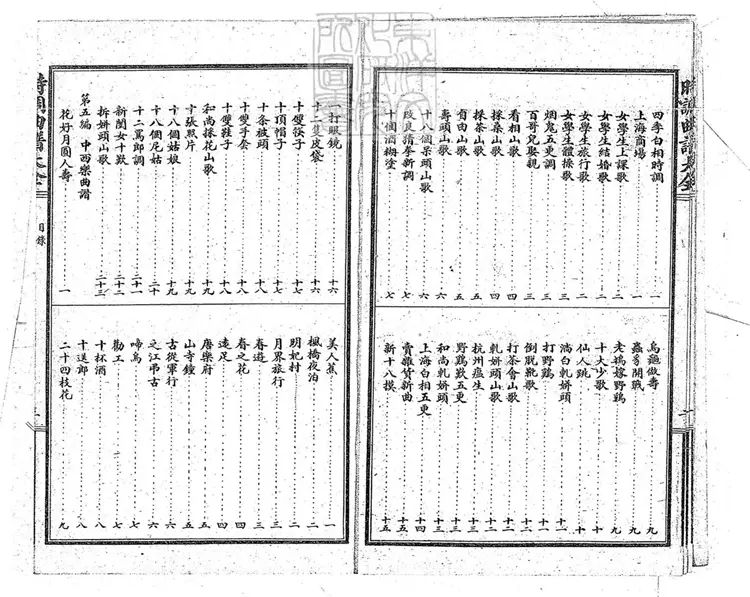 802 時調曲譜大全六編 民國十七年上海宏文圖書館石印本 802 時調曲譜大全六編 民國十七年上海宏文圖書館石印本