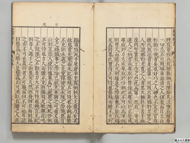 紀効新書 選者戚継光(明)/校訂者平山子竜 寛政10年刊本 紀効新書 選者戚継光(明)/校訂者平山子竜 寛政10年刊本