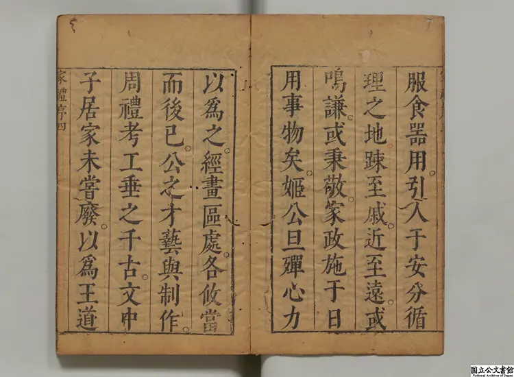 文公家礼儀節 著者楊慎（明）明刊本