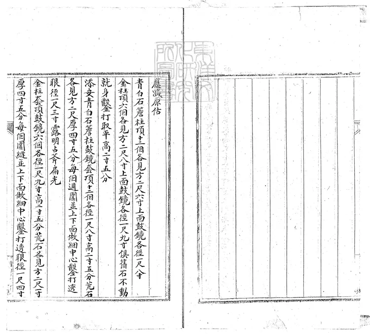 389 太和門迤西庫房一座續勘做法冊一卷　鈔本