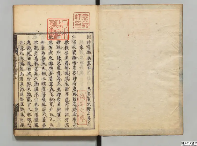 図絵宝鑑乙 著者夏文彦（元）／著者韓昂（明）江戸刊本