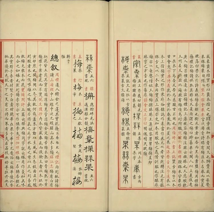 《永乐大典》卷2808至2813梅字明嘉靖隆庆间内府重写本3册 《永乐大典》卷2808至2813梅字明嘉靖隆庆间内府重写本3册