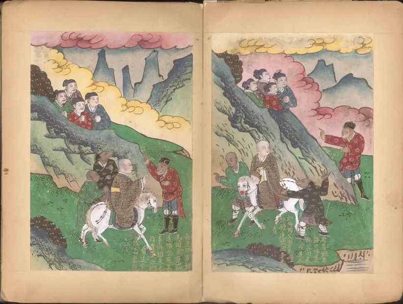 唐玄奘法师西天取经全图