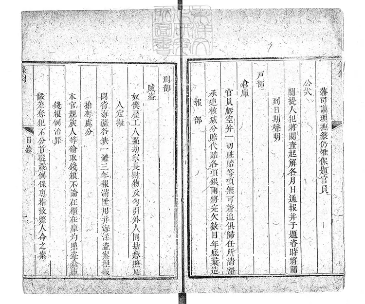 180 刑名條例不分卷　乾隆中刊本