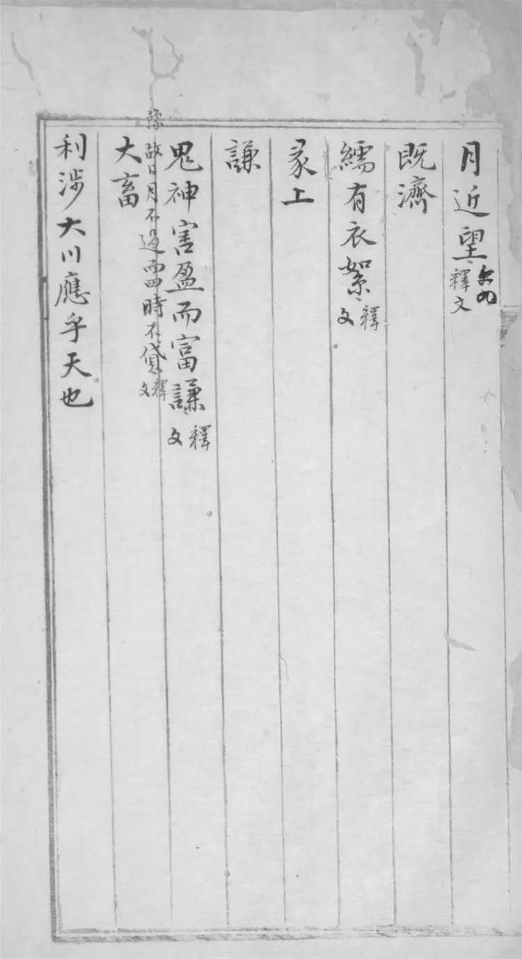 易義別錄.不分卷 易義別錄.不分卷