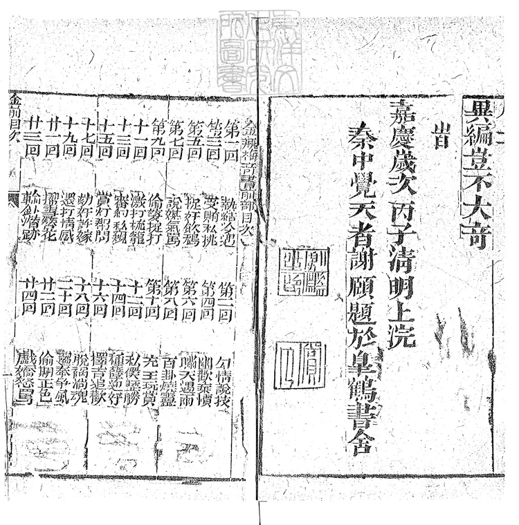 878 新刻金瓶梅奇書八卷 嘉慶二十一年序刊本 878 新刻金瓶梅奇書八卷 嘉慶二十一年序刊本