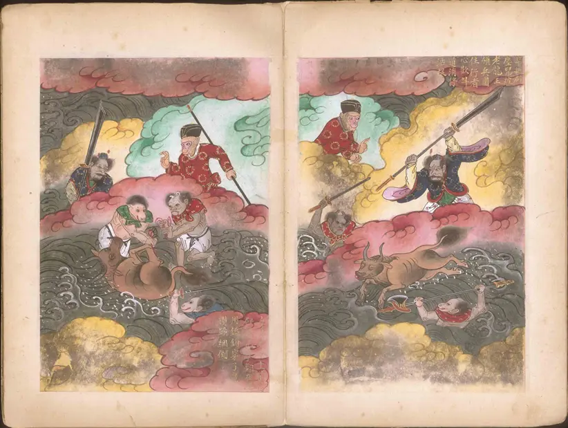 唐玄奘法师西天取经全图