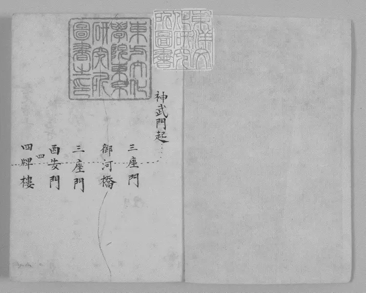 105 西陵細路程　鈔本