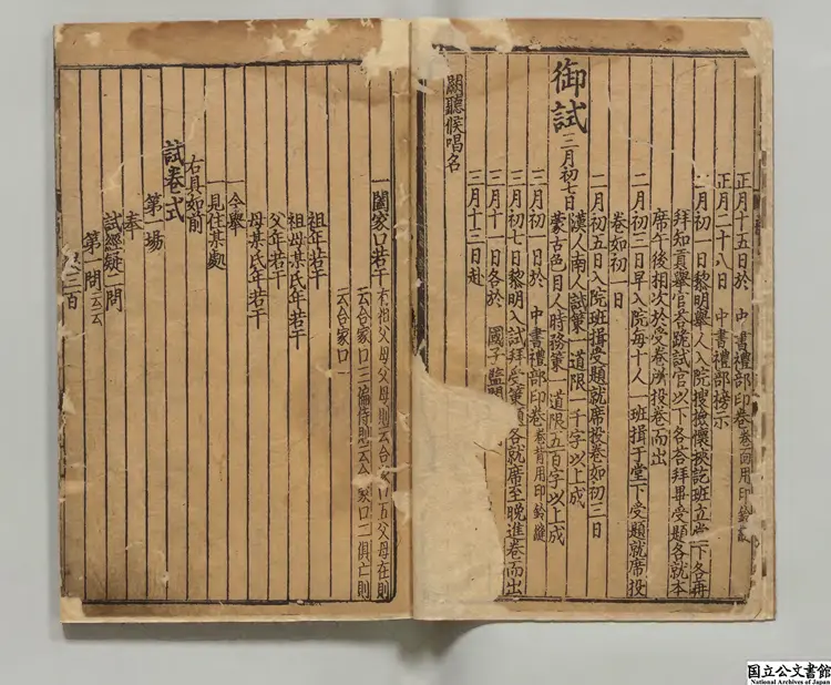 文場備用排字礼部韻註 著者丁度（宋）元元統03年呂氏会文堂刊本