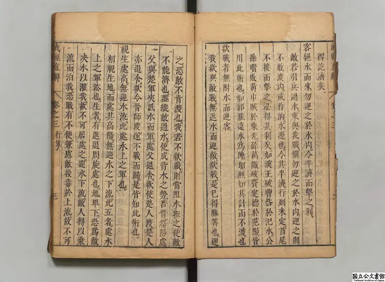 武経直解  選者劉寅（明）／補訂者張居正（明）／校訂者翁鴻業（明）明刊本