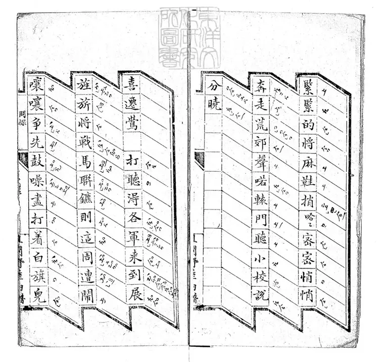 786 曲譜一卷 清鈔本 786 曲譜一卷 清鈔本