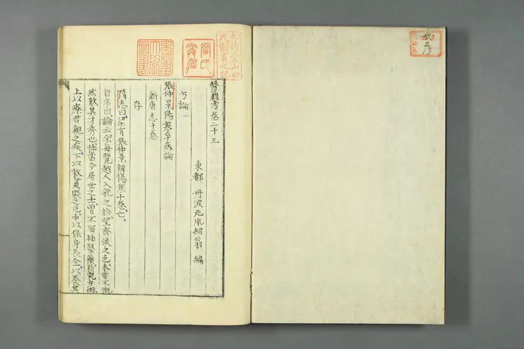 医籍考卷二十三二十四，方论一二