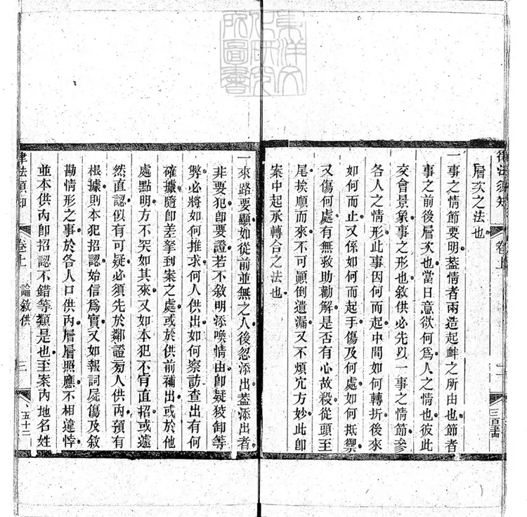 251 律法須知二卷　光緒十二年重刊本