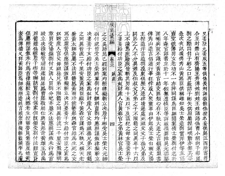 170 成案彙編二十六卷目二卷　乾隆十一年序刊本