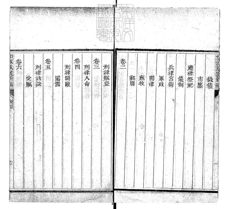 217 加減成案新編六卷　道光十三年校刊本